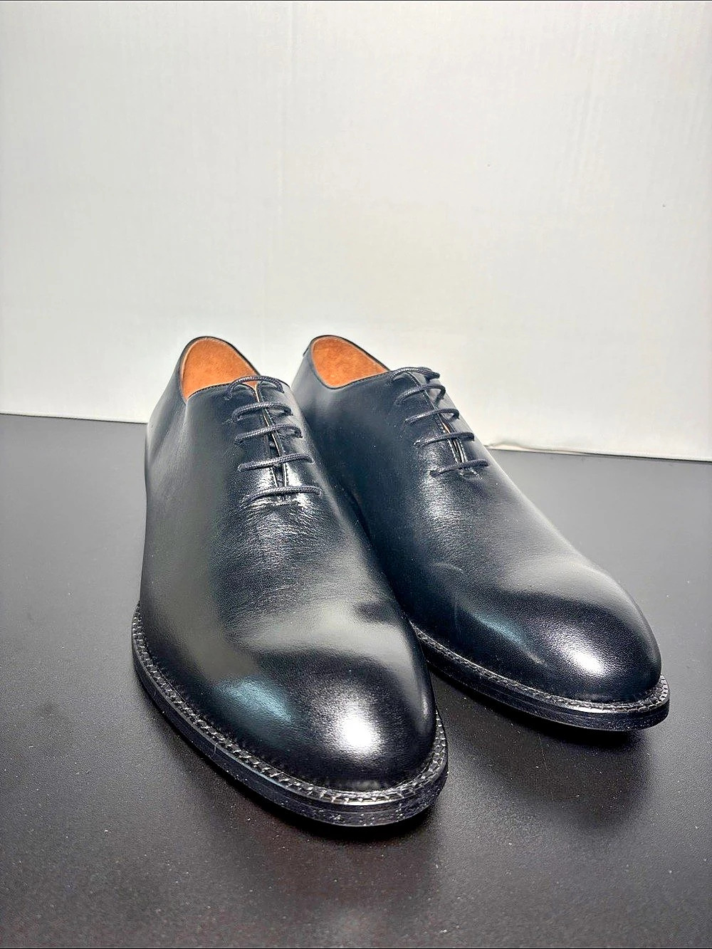 Beckett Simonon Men's Black Leather Oxfords Size 11.5